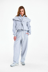 Romantic Storm Wide-Leg Sweatpants