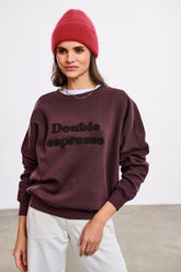 Sweatshirt Double Espresso