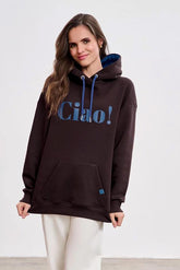 Kapuzenpullover Ciao Bella
