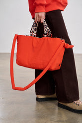 Wild Glow quilted reversible bag