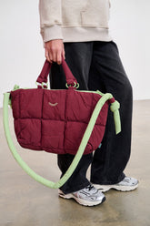 Bolso acolchado reversible Matcha Time