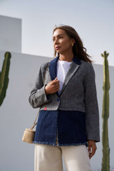 Unwritten Jacket with Detachable Bottom