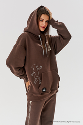 Bluza z hoodem Dobby