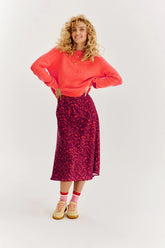 Sveter v odtieni západu slnka