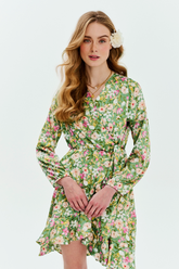 Blumen-Geist Minikleid