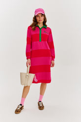 No Limits gestricktes Polokleid