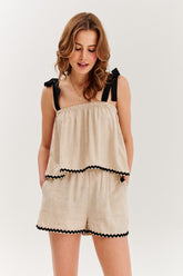 Ľanové šortky Soft Lines