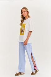 Spiele die Linie weite Hose