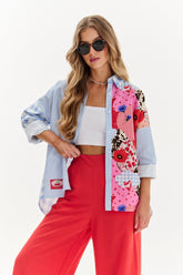 Košile z míchané tkaniny Lovely Fields