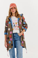 Parka reversibile Moon Dots