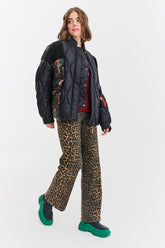 Fairytale Forest quilted bomber jacket