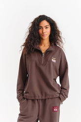 Kaffee-Mousse-Sweatshirt