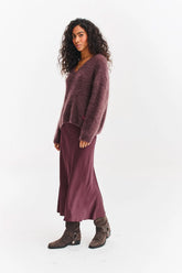 Mystery Moves midi skirt