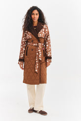 Twice Wild quilted trench