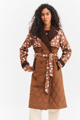 Twice Wild quilted trench