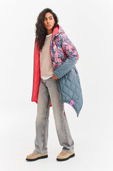 Iceberg Floral Sweet double-sided winter jacket