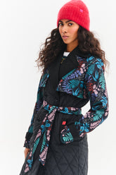 Mystery Moss quilted trench