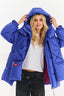 Veste d'hiver rebondissante saphir orageux
