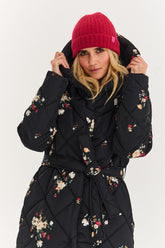 Anabelle Midnight Flora Quilted Jacket