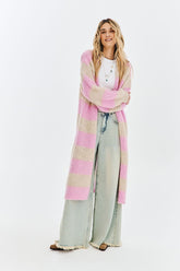 Strawberry Shake Long Cardigan