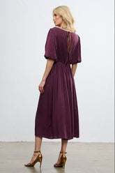 Purple Muse midi dress