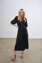 Black Orchid midi dress