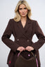 Brown Muse waisted blazer