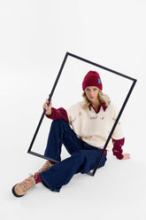 What If x Kit Agar Polo sweatshirt