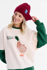 Wild Quack x Cecilia Petterson sweatshirt