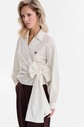Gentle Story tied shirt