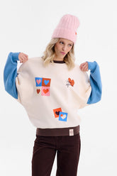Paper Hearts x Claire Iglesias sweatshirt