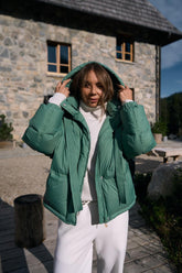 Umbria Olive Moon down jacket