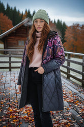 Fern Flower reversible coat