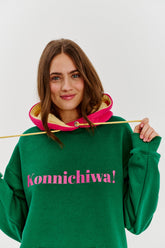 Konnichiwa Kapuzenpullover