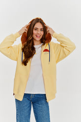 Petit Croissant aufgeknöpftes Sweatshirt