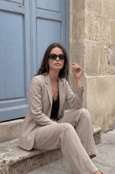 Blazer en lin Cold Champagne