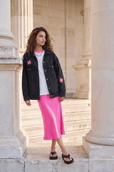 Saia midi Rose Garden Story