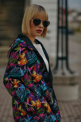 Violette Geo-wendbare Jacke