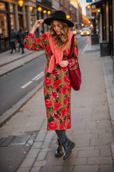 Blühende Gedanken Midikleid