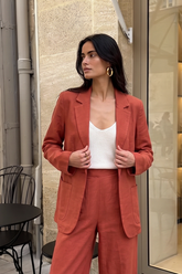 Veste avec lin Spicy Sunset