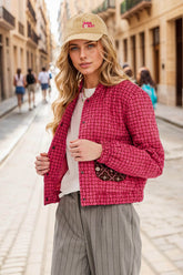 Retro Spring leichte gesteppte Jacke