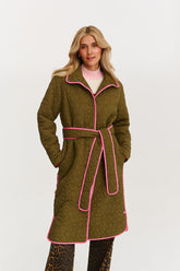 Wild Poem quilted coat