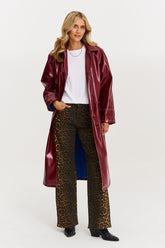 Deep Future Kunstledermantel