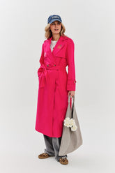 Fragola klassischer Trenchcoat