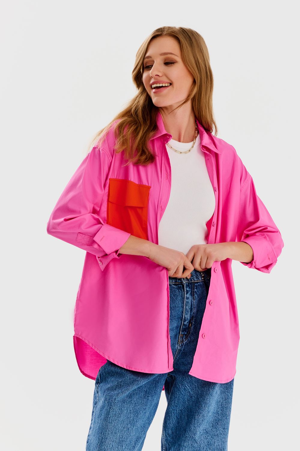 Pink Fusion oversize shirt