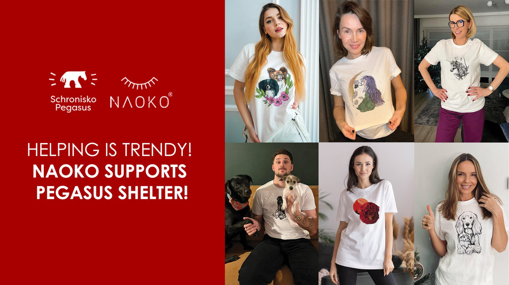 HELPING IS TRENDY! NAOKO SUPPORTS PEGASUS SHELTER!
