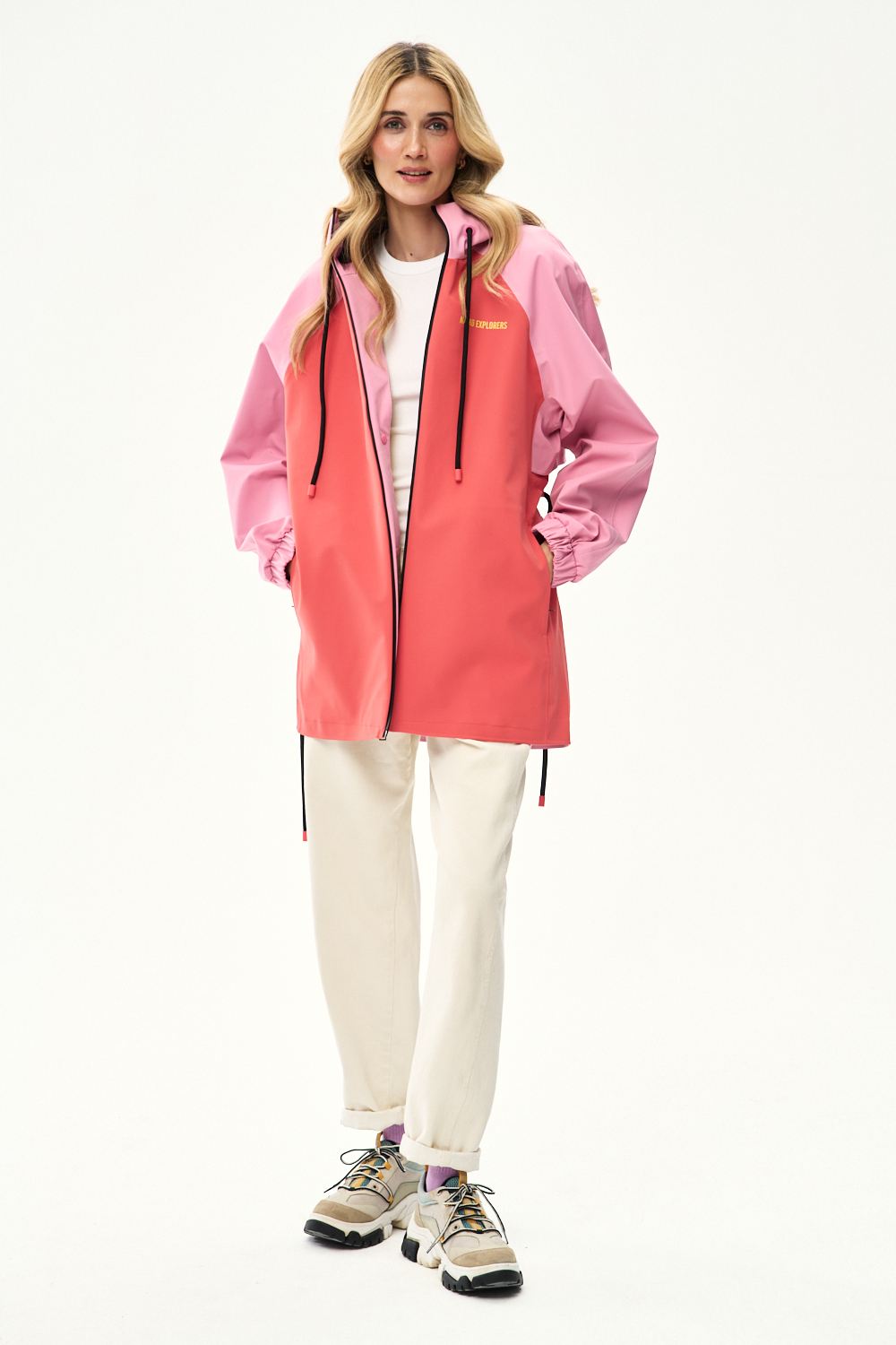 Valencia Flamingo Gefütterte Regenjacke