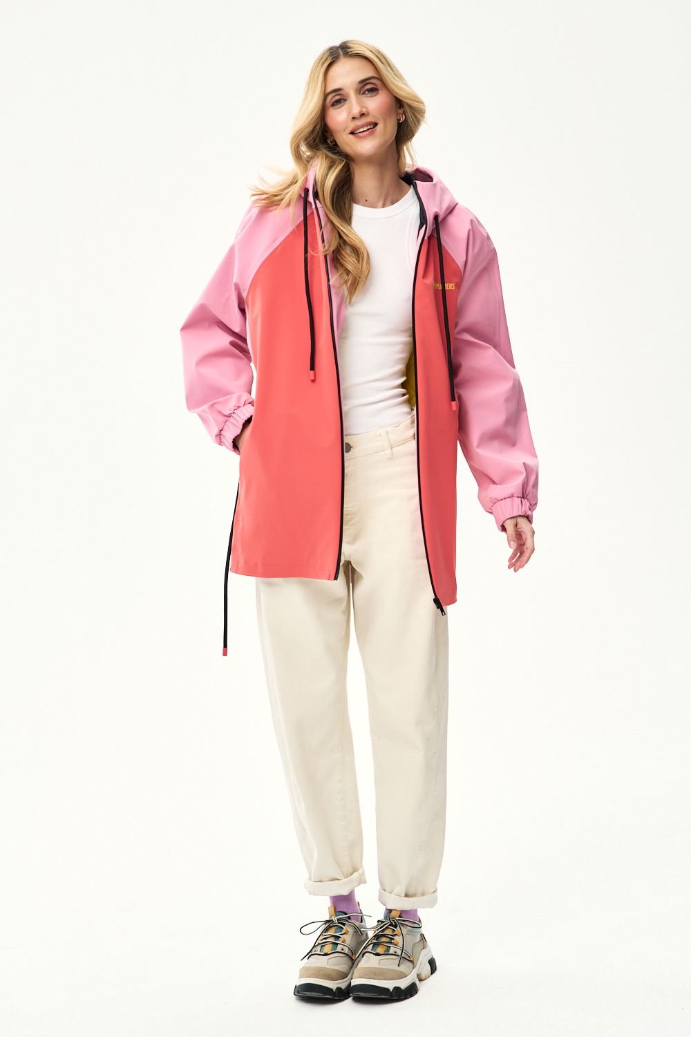 Valencia Flamingo Gefütterte Regenjacke