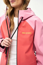 Valencia Flamingo Gefütterte Regenjacke