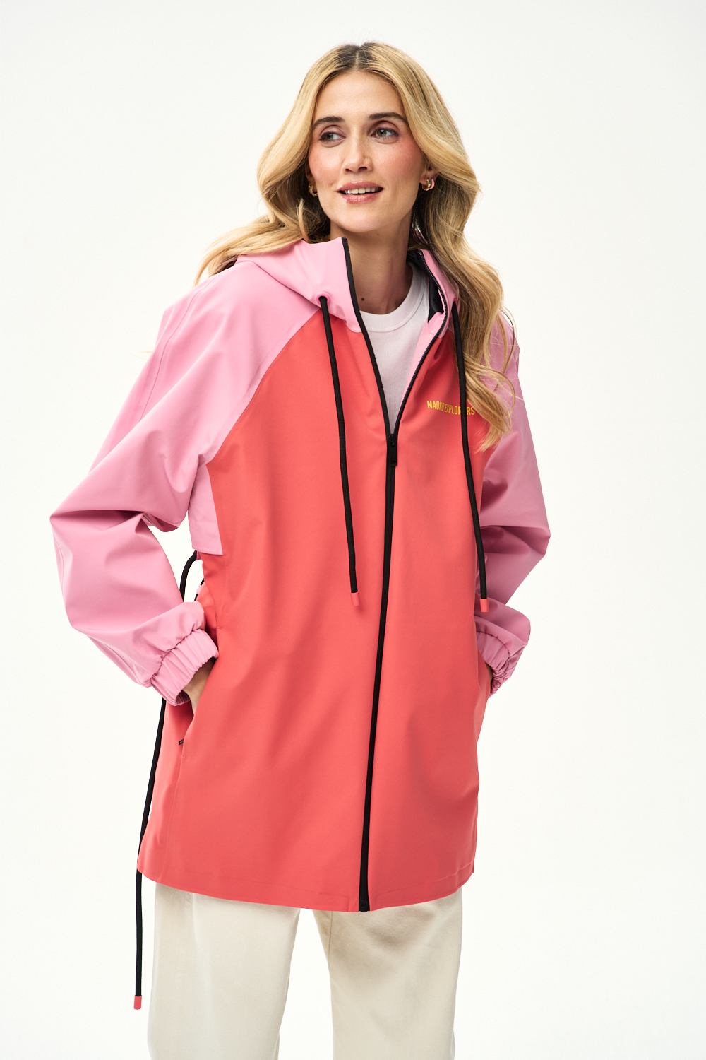 Valencia Flamingo Gefütterte Regenjacke